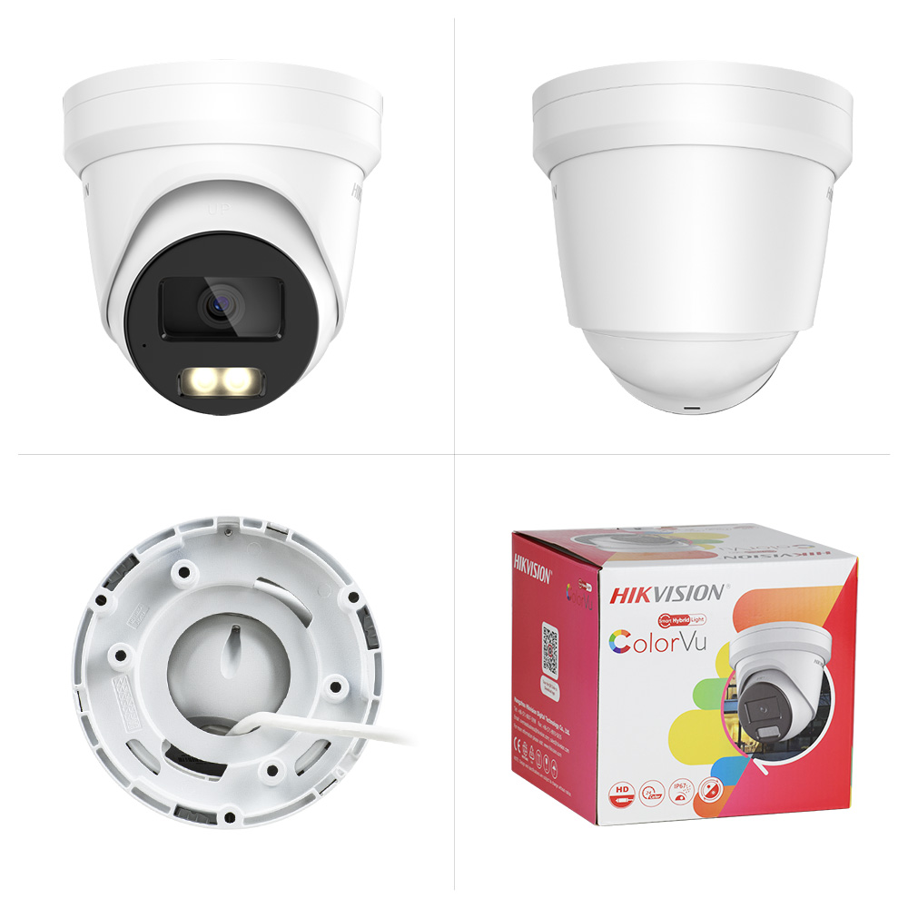 Outdoor Lighting No Electricity - Hikvision DS-2CD2347G2H-LIU 4MP ColorVu AcuSense IP