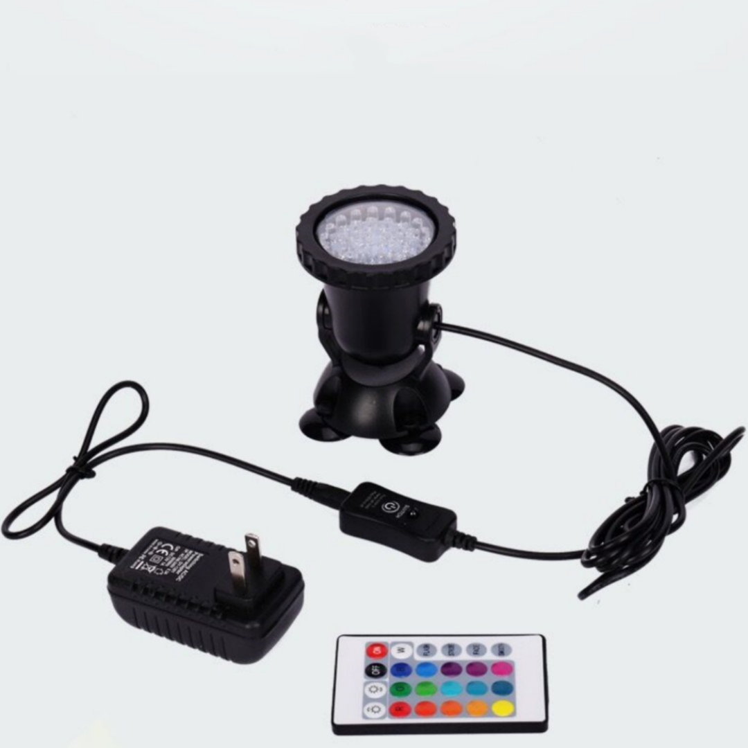 Pond Light Submersible - adjustable Submersible spotlight Underwater 36LED Spot