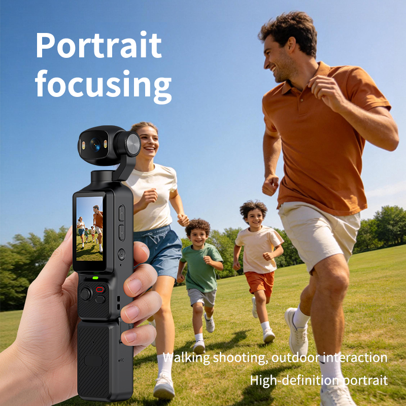 LK-033 4K Pocket Handheld Gimb - Outdoor Lighting Video avaliação e preço