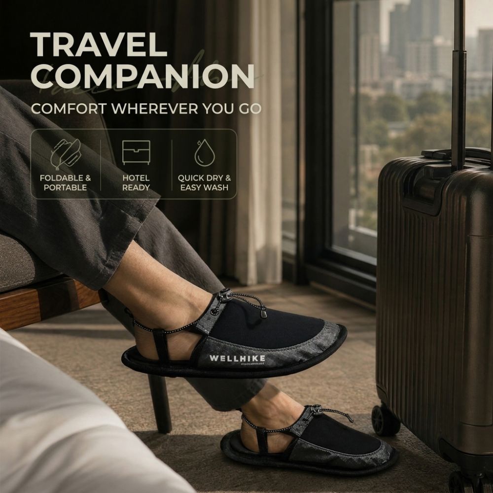 1 Pair Non Slip Travel Slipper - Outdoor Lighting For Your Home avaliação e preço