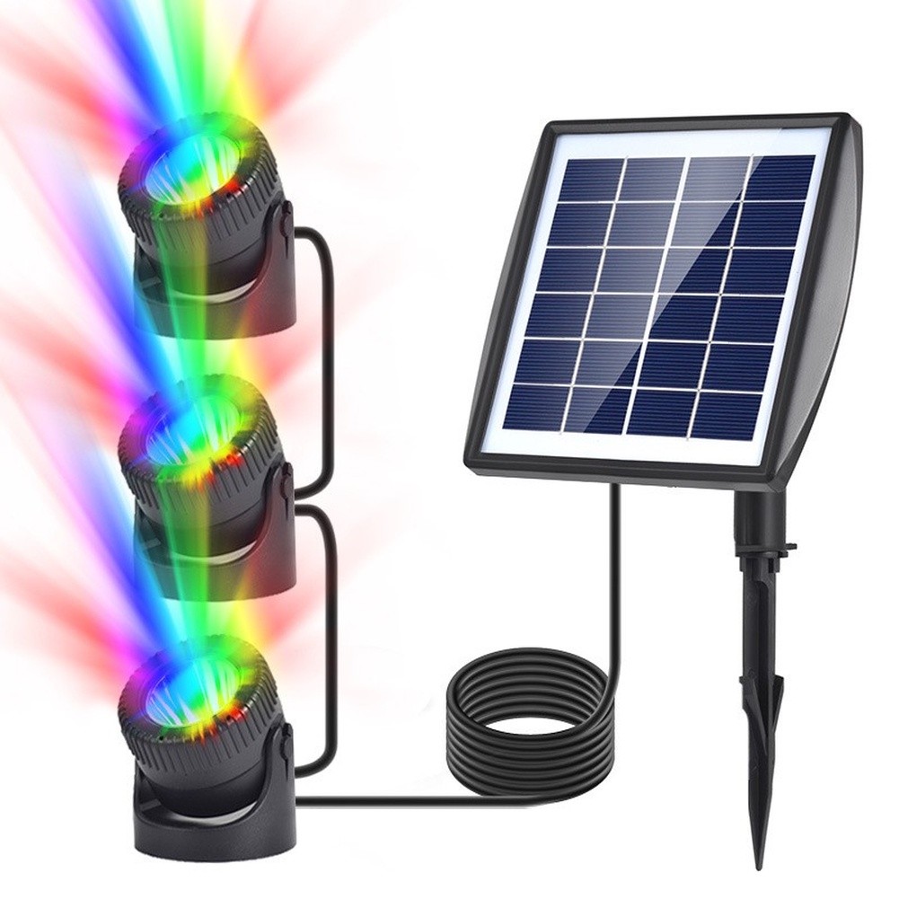 IP68 Submersible RGB Solar Lig - Pond Light Submersible avaliação e preço
