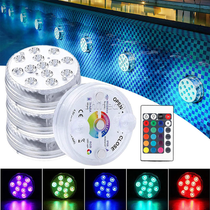 Multi Color Submersible LED Li - Pond Light Submersible avaliação e preço