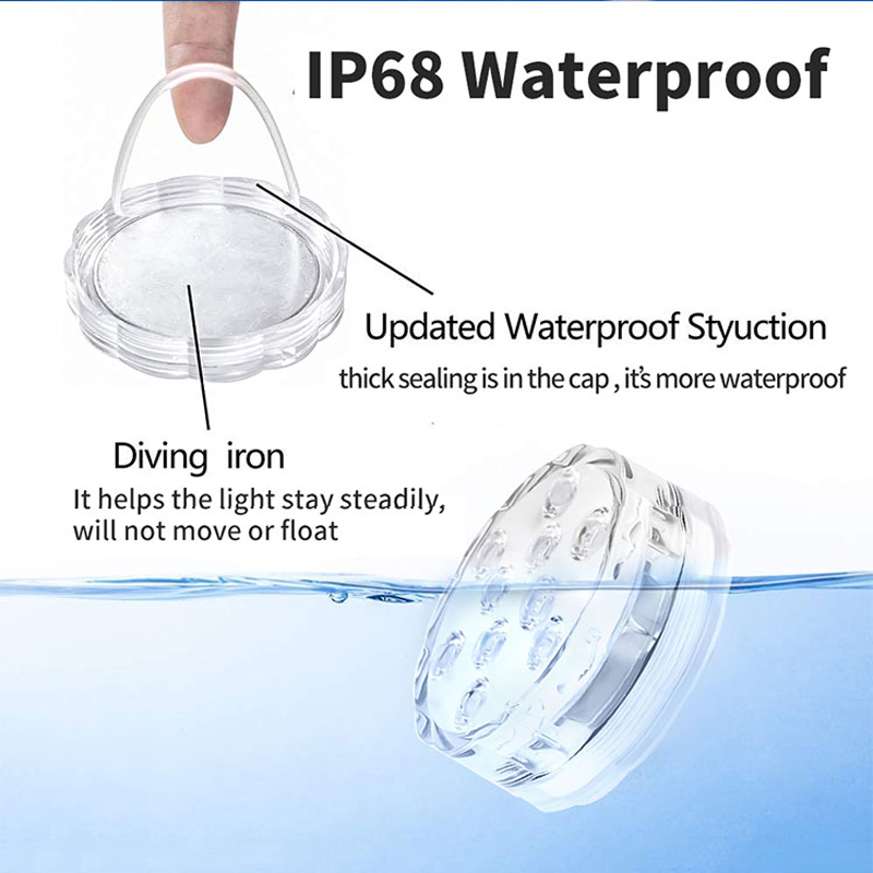 Multi Color Submersible LED Li - Pond Light Submersible avaliação e preço