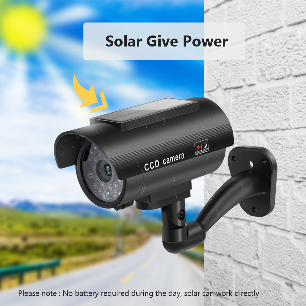 Solar Panel Dummy Surveillance - Outdoor Lighting Video avaliação e preço