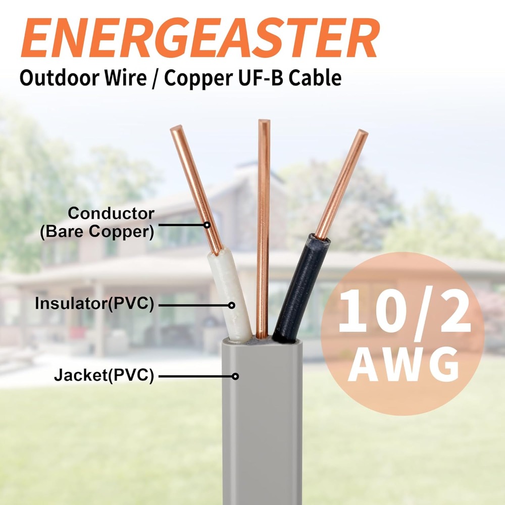 US Shipping 10/2 UF-B Outdoor  - Outdoor Lighting Cable B&Q avaliação e preço