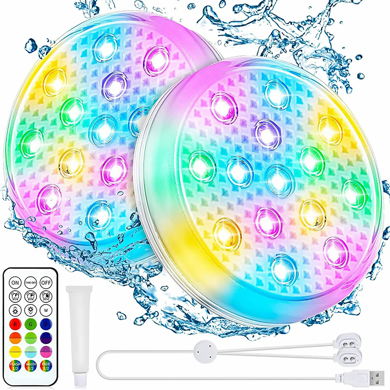 Rechargeable Underwater Submer - Pond Light Submersible avaliação e preço
