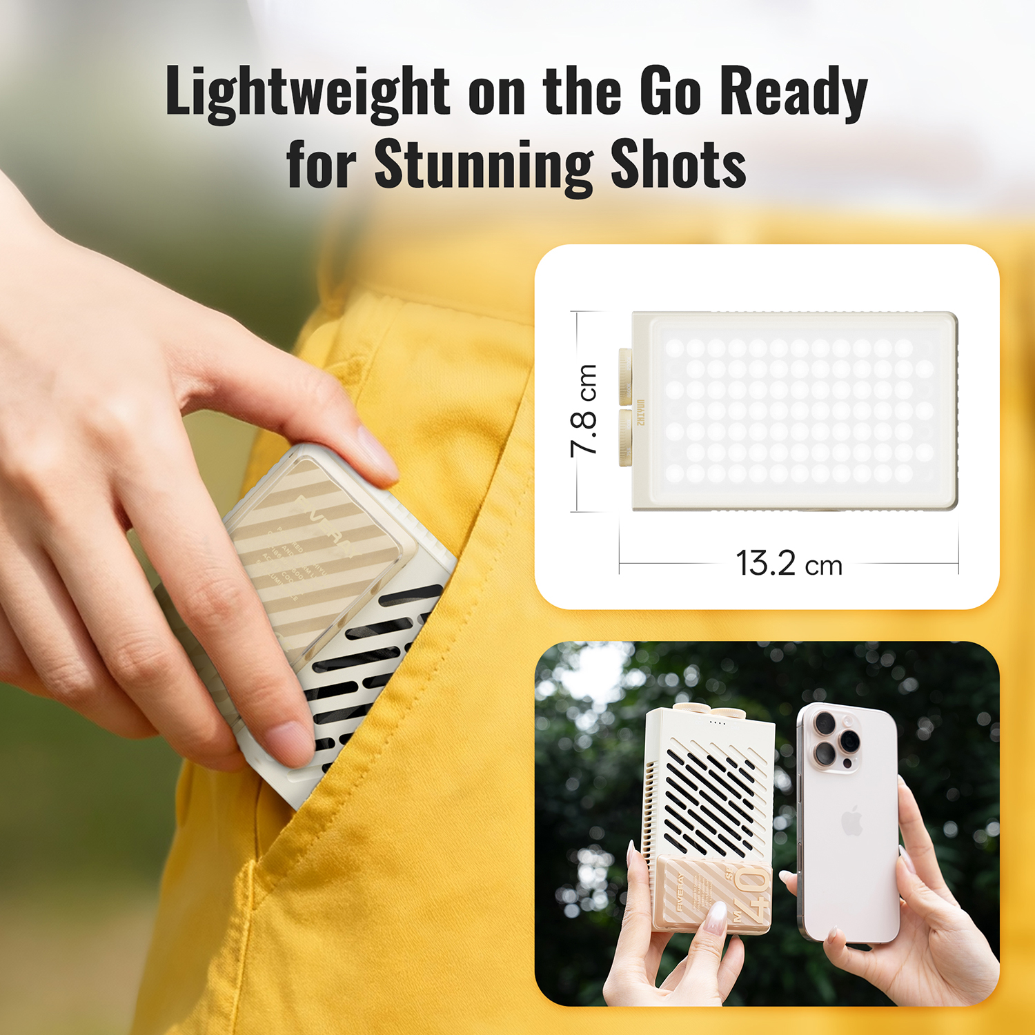 ZHIYUN Official FIVERAY M40 SE - Outdoor Lighting Video avaliação e preço