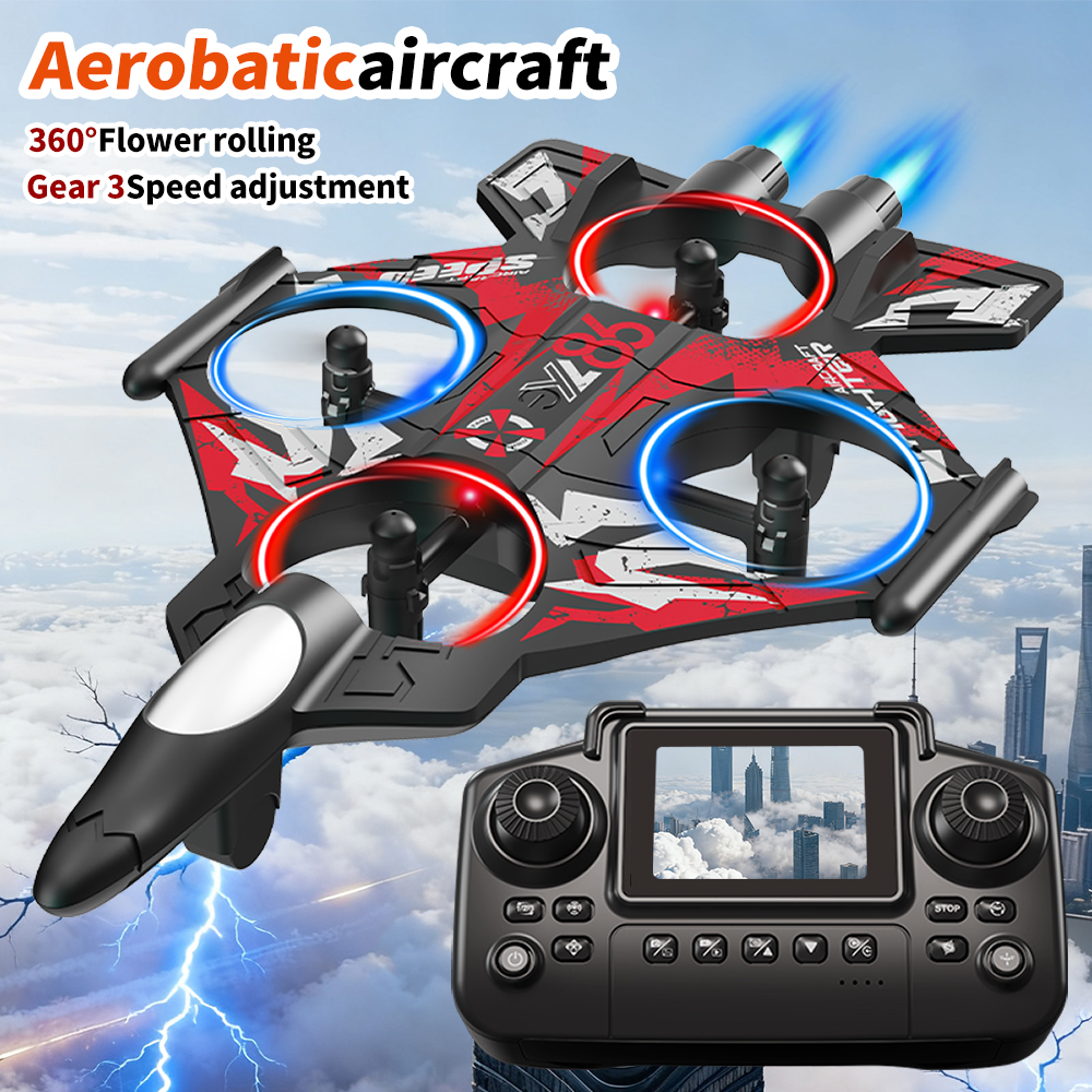 Fighter Jet Drone With Screen  - Outdoor Lighting Video avaliação e preço