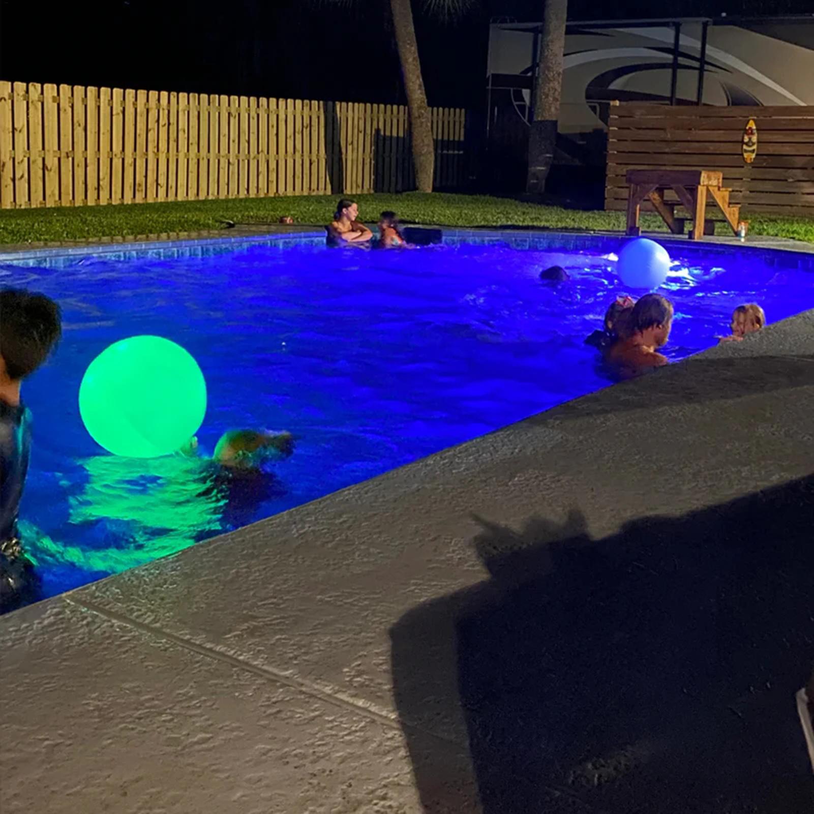 16 Color LED Beach Ball, 4 Adj - Pond Light Submersible avaliação e preço