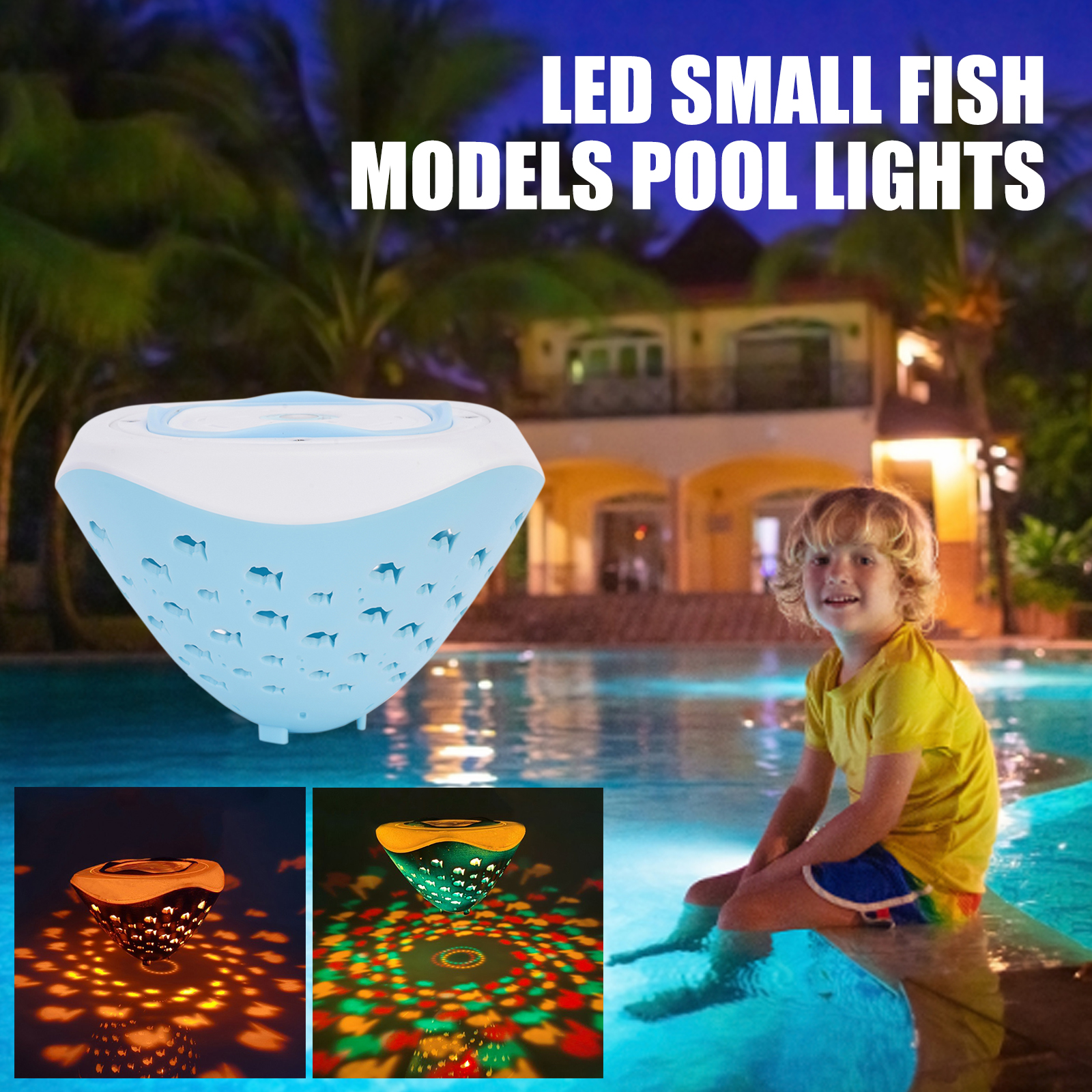 Colorful Underwater Lights Fis - Pond Light Submersible avaliação e preço