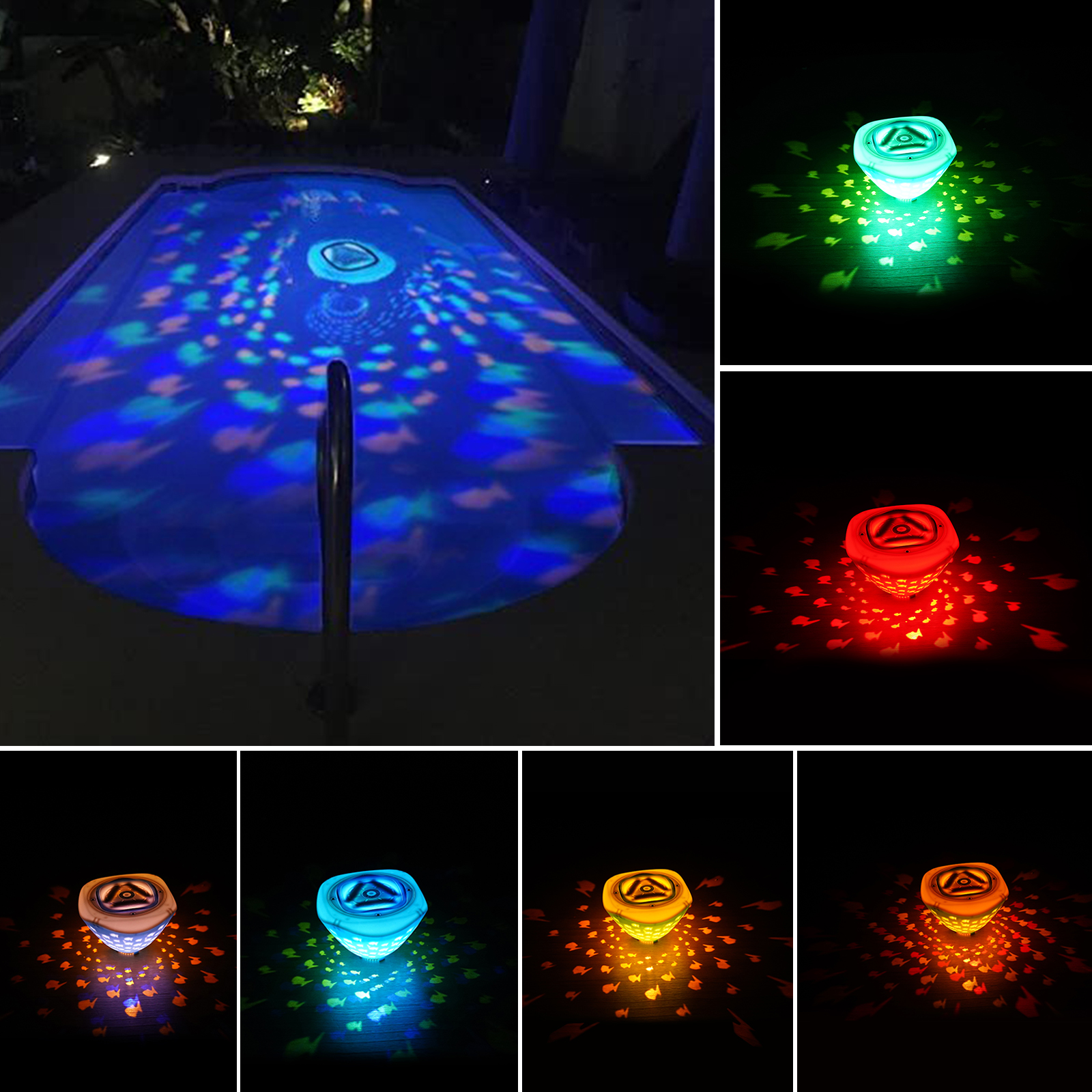 Colorful Underwater Lights Fis - Pond Light Submersible avaliação e preço