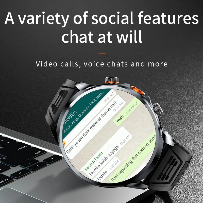 NEW 4G Android H18 Smart Watch - Outdoor Lighting Video avaliação e preço