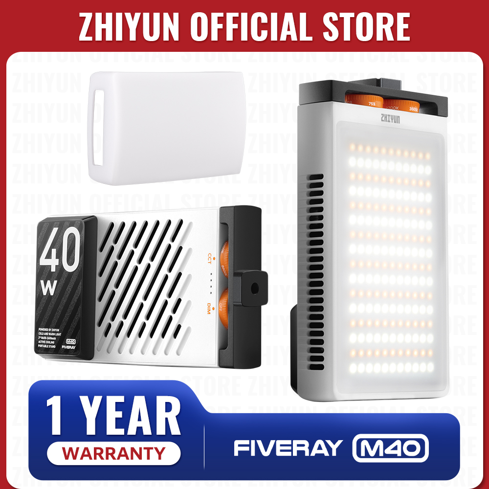 ZHIYUN Official FIVERAY M40 40 - Outdoor Lighting Video avaliação e preço