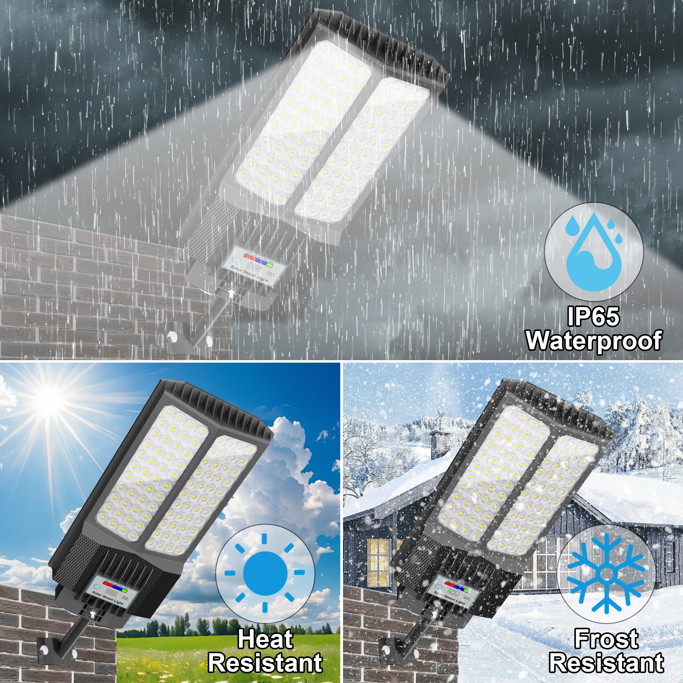 2-Pack 5000W Super Bright Sola - Outdoor Lighting No Electricity avaliação e preço