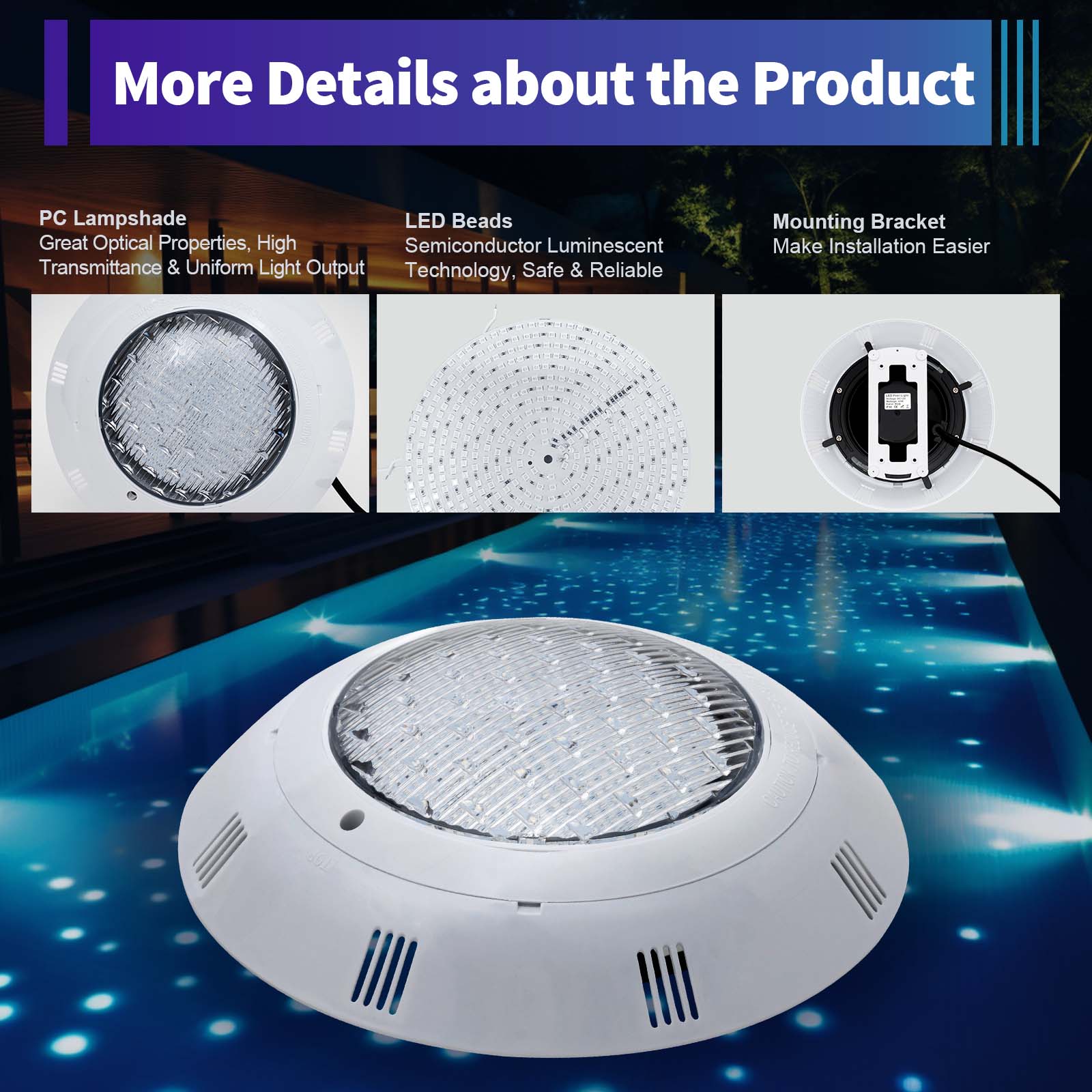 45W & 36W RGB LED Pool Light I - Pond Light Submersible avaliação e preço