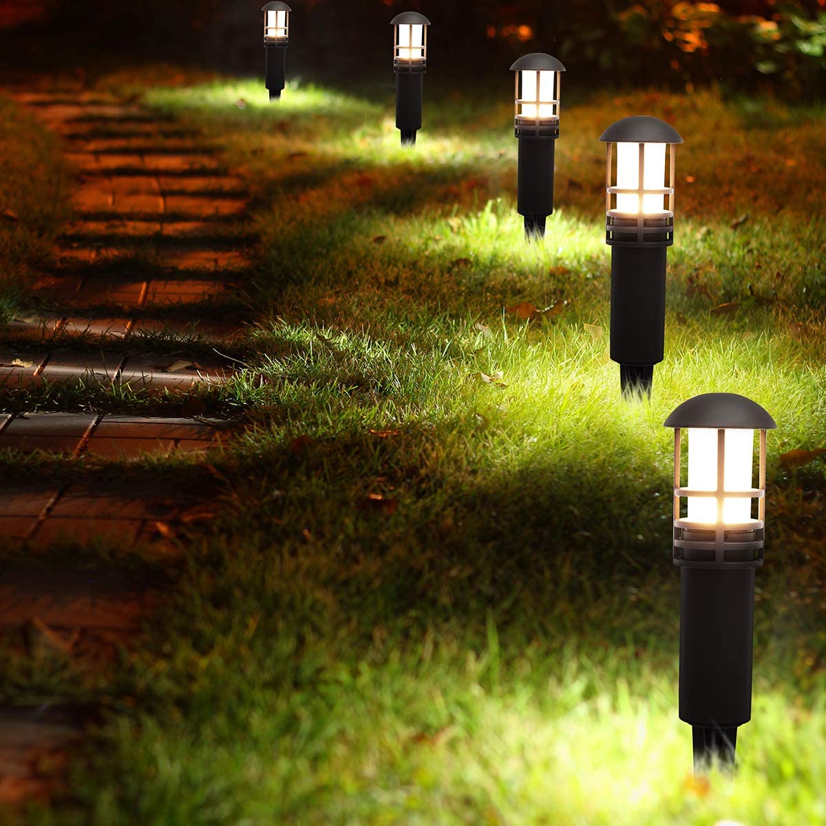 8Pcs LED Outdoor Garden Lawn L - Outdoor Lighting Install avaliação e preço