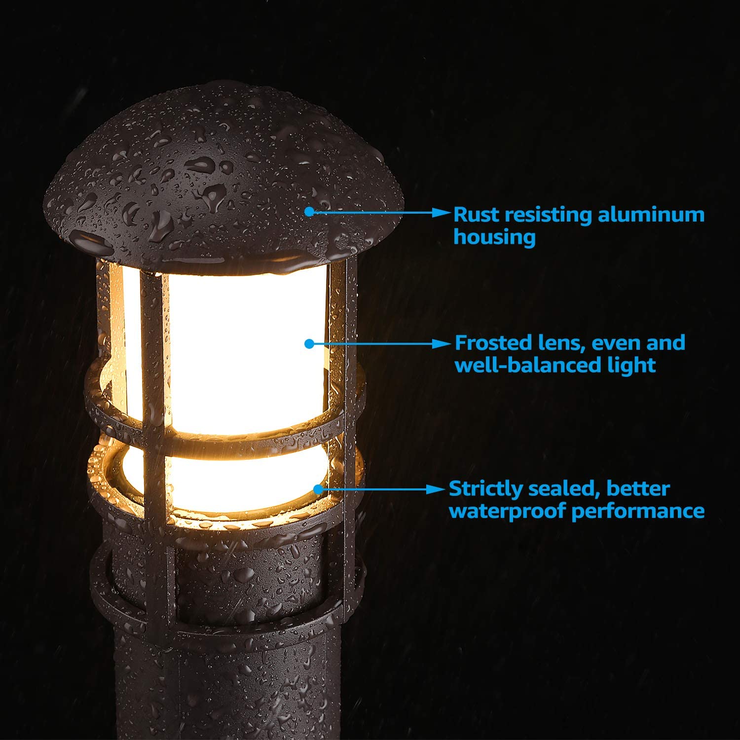 8Pcs LED Outdoor Garden Lawn L - Outdoor Lighting Install avaliação e preço