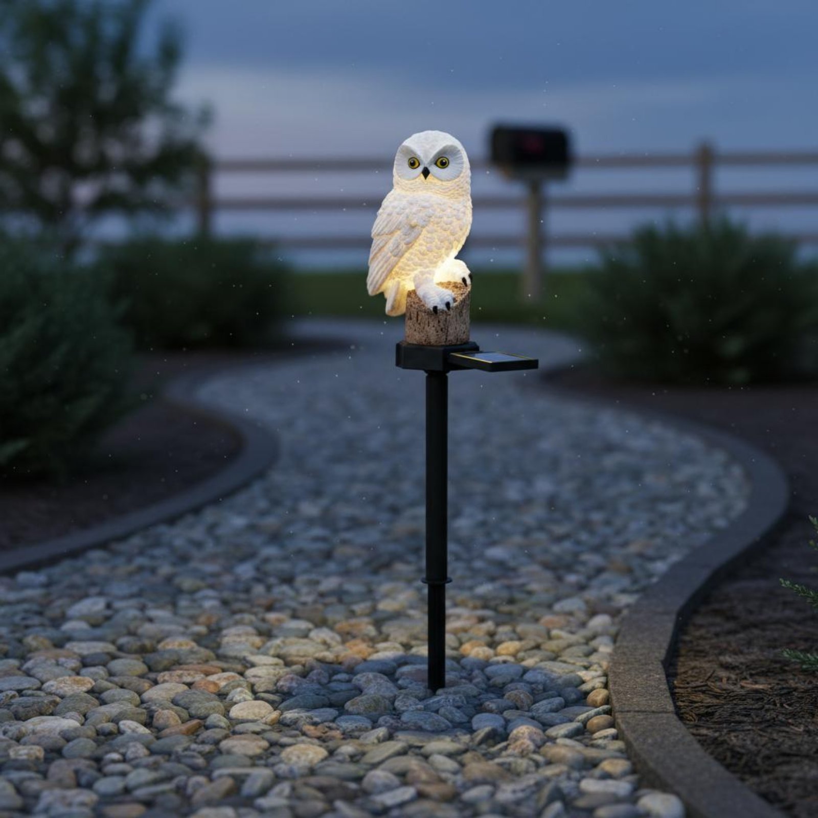 Solar Owl Stake Light Waterpro - Outdoor Lighting Install avaliação e preço