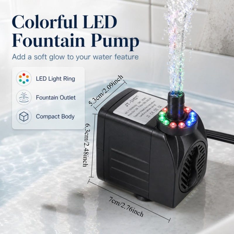 16W LED Light Fountain Pump Fi - Pond Light Submersible avaliação e preço