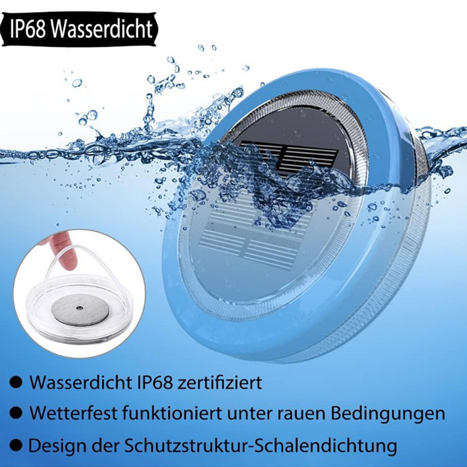 1pc Solar Powered Floating Poo - Pond Light Submersible avaliação e preço