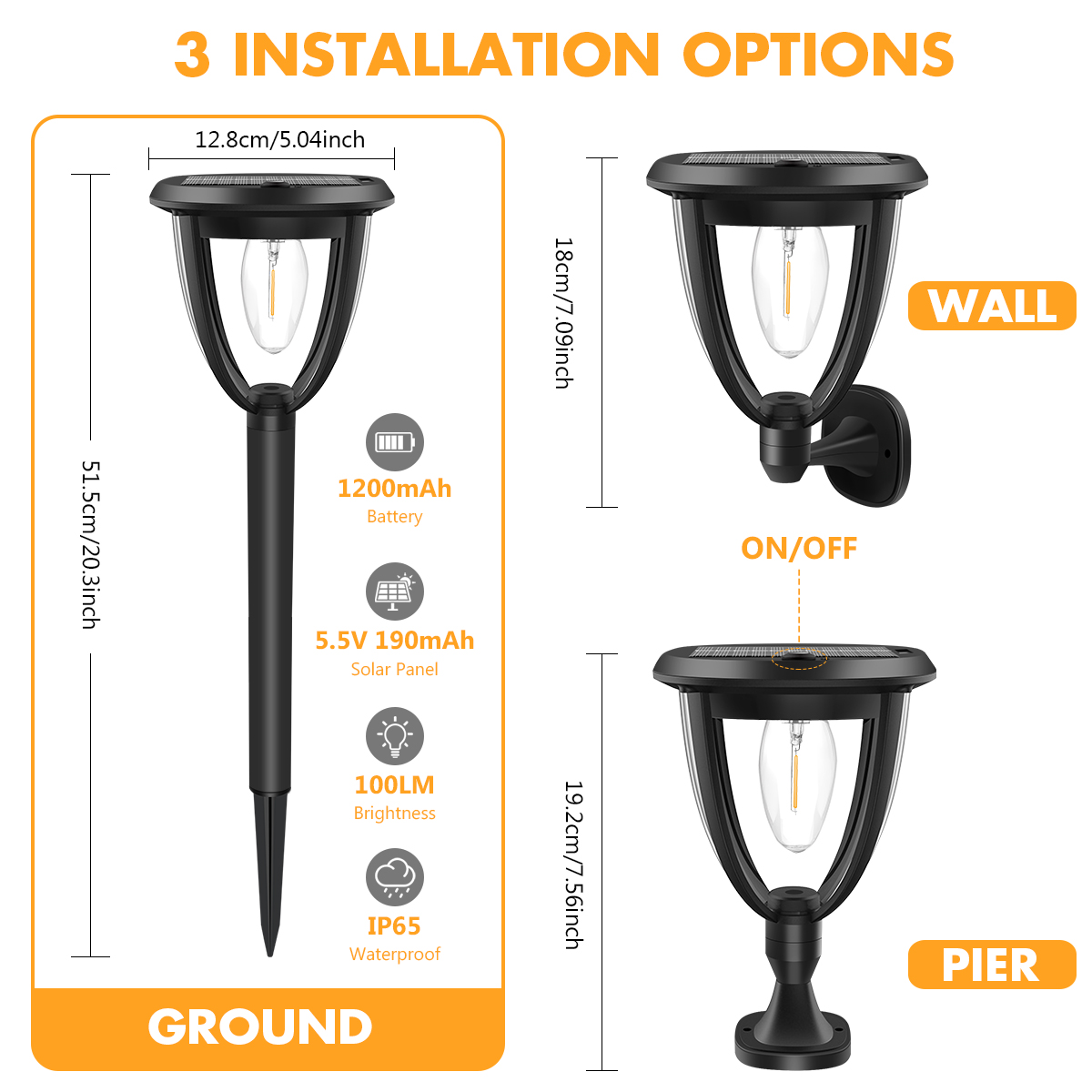 Solar Powered Light Outdoor So - Outdoor Lighting Install avaliação e preço