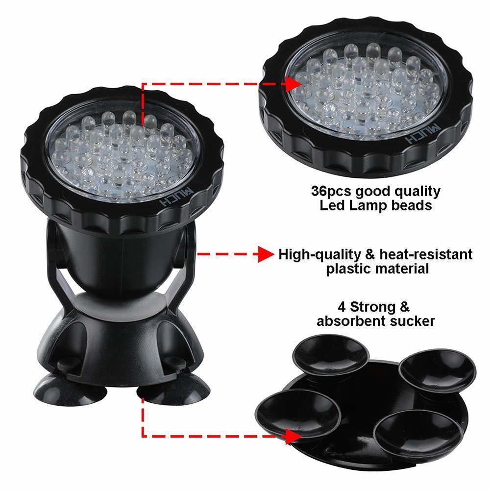 12V Submersible Pond Light Mul - Pond Light Submersible avaliação e preço