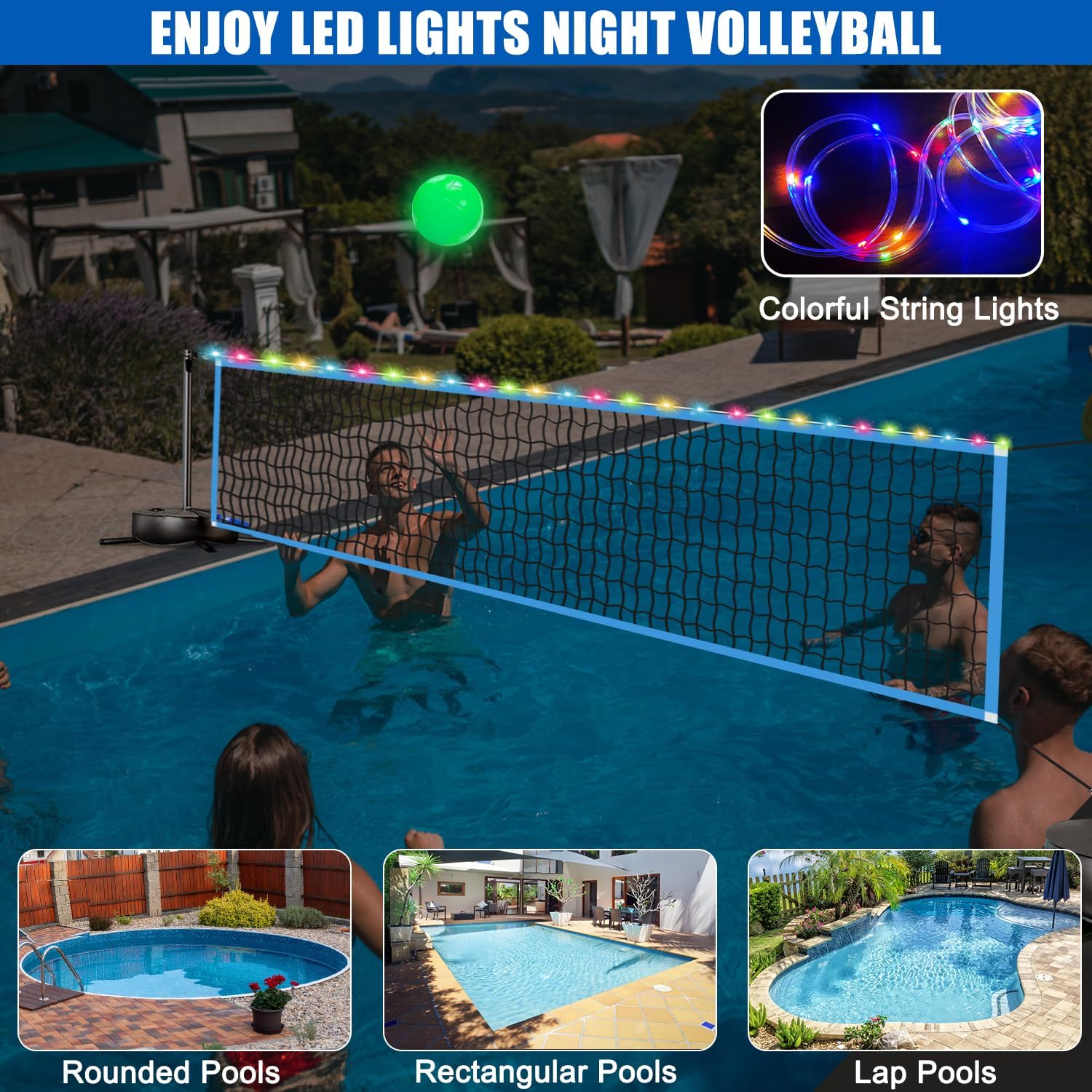 Portable Outdoor LED Volleybal - Outdoor Lighting Portable avaliação e preço