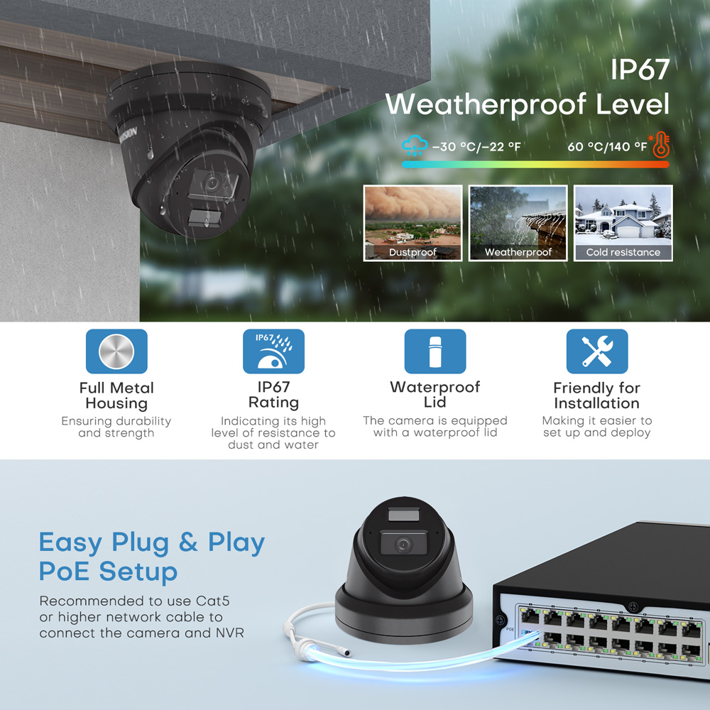 Hikvision DS-2CD2383G2-LI2U Bl - Outdoor Lighting No Electricity avaliação e preço