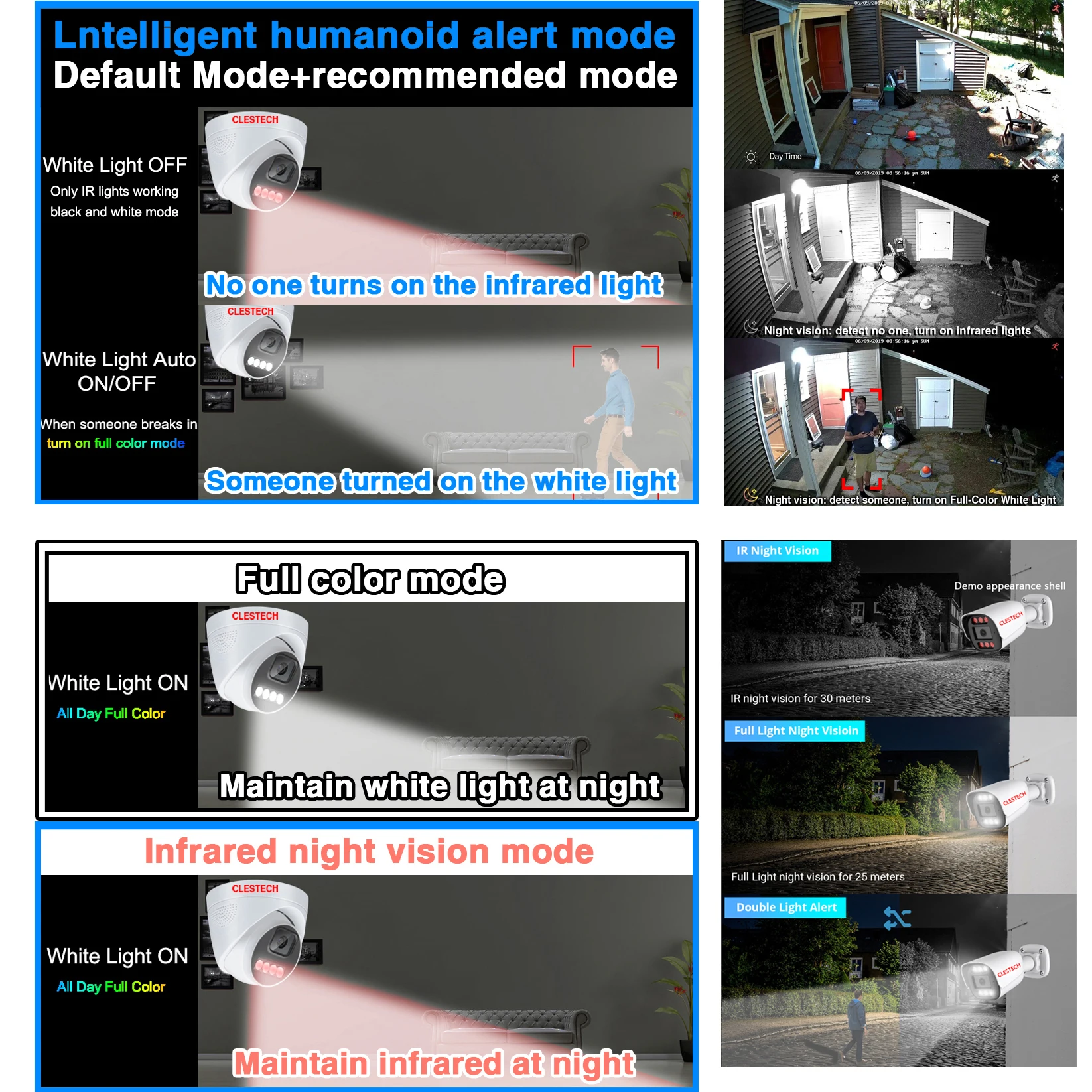 AI Audio IP POE Camera 5MP 4MP - Outdoor Lighting No Electricity avaliação e preço