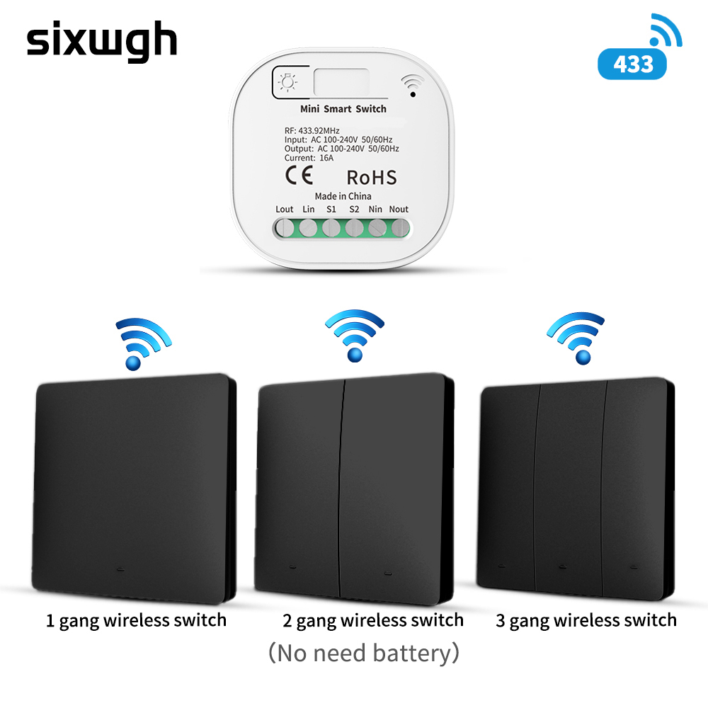 SIXWGH Wireless Intelligent Sw - Outdoor Lighting Install avaliação e preço