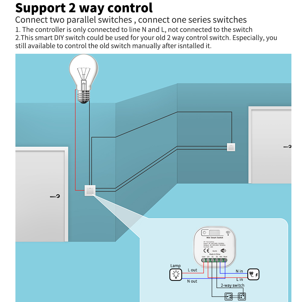 SIXWGH Wireless Intelligent Sw - Outdoor Lighting Install avaliação e preço