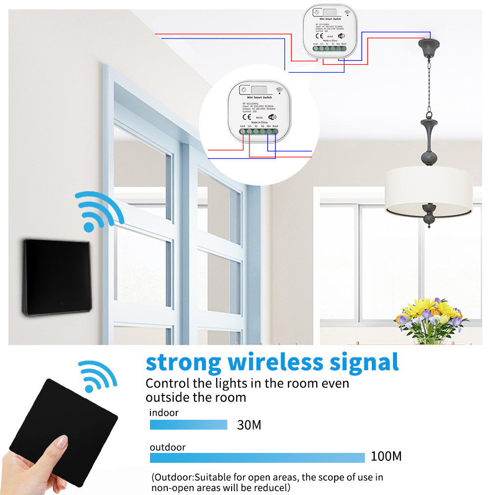 SIXWGH Wireless Intelligent Sw - Outdoor Lighting Install avaliação e preço