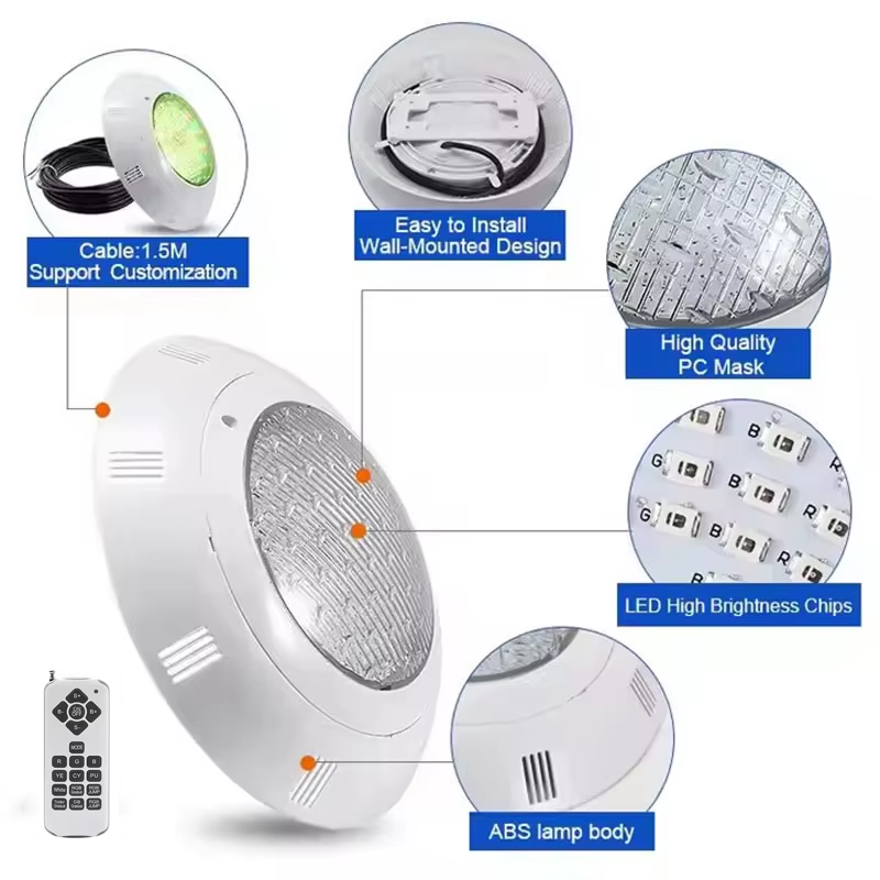 LED Underwater Swimming Pool L - Pond Light Submersible avaliação e preço