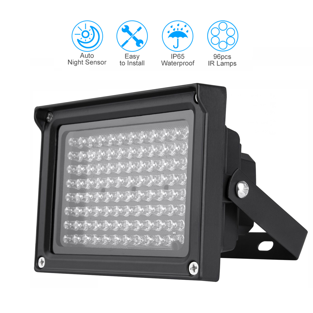 High Brightness 96 LEDS IR Lig - Outdoor Lighting Video avaliação e preço