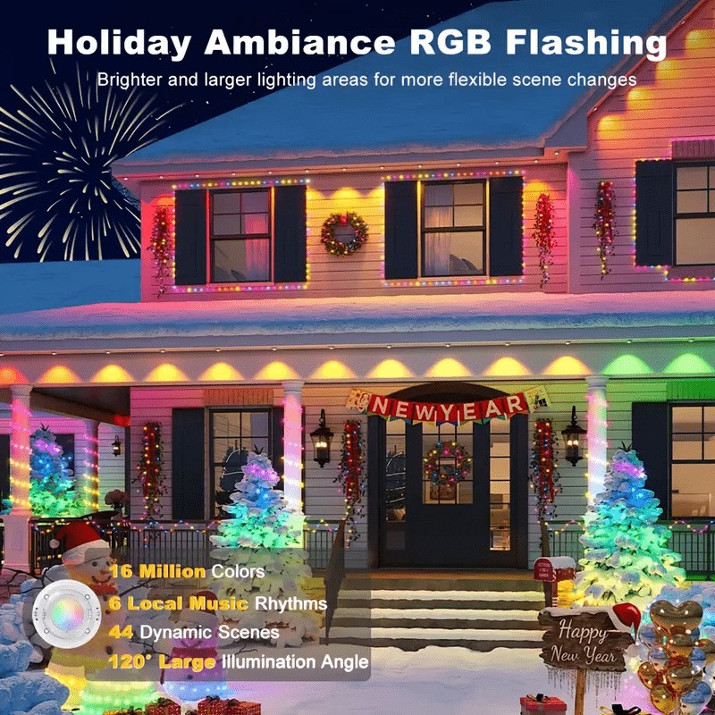 Smart Outdoor Eaves Light, Per - Outdoor Lighting Timer Switch avaliação e preço