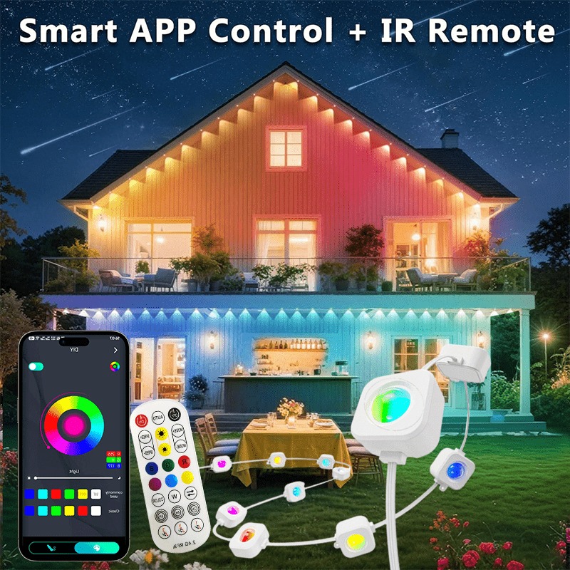 Smart Outdoor Eaves Light, Per - Outdoor Lighting Timer Switch avaliação e preço