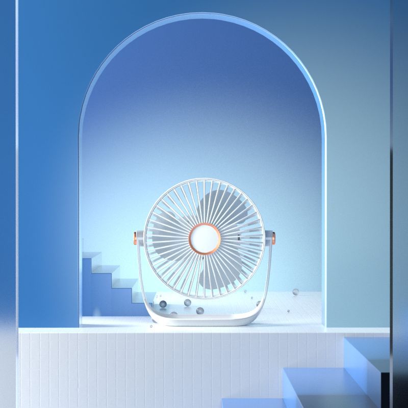 Portable Mini Desktop Fan Ligh - Outdoor Lighting Portable avaliação e preço