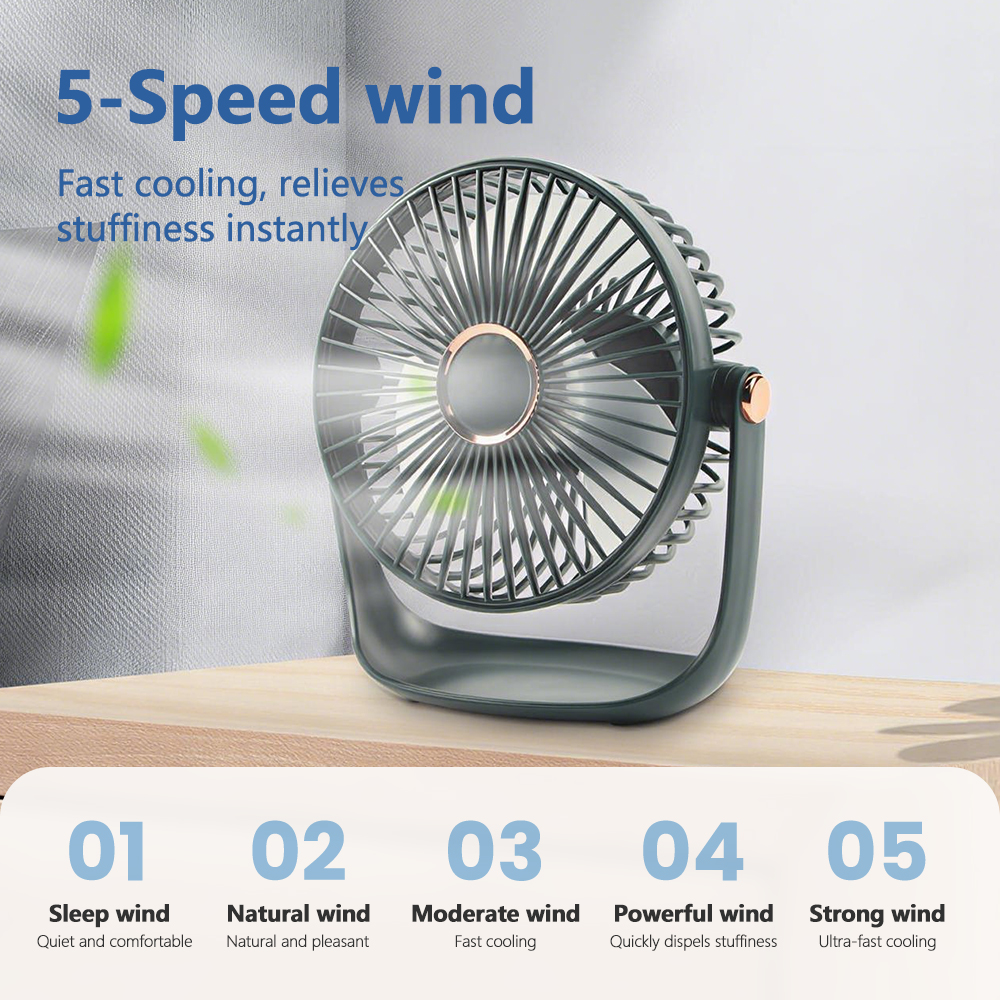 Portable Mini Desktop Fan Ligh - Outdoor Lighting Portable avaliação e preço