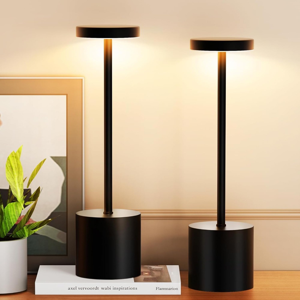 Cordless Table Lamp Set 5000mA - Outdoor Lighting Portable avaliação e preço