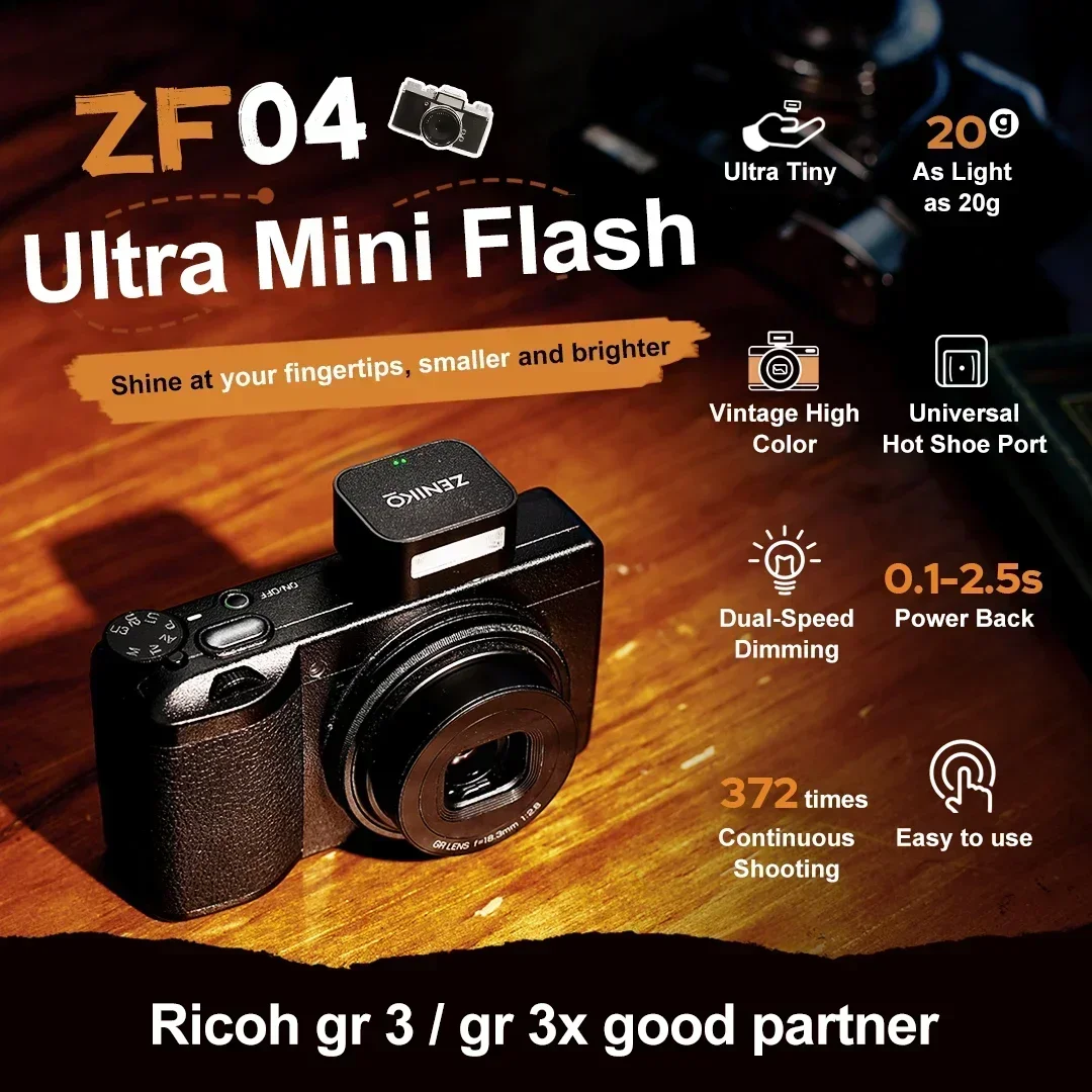 ZENIKO ZF04/ZF08 Mini Camera F - Outdoor Lighting Video avaliação e preço