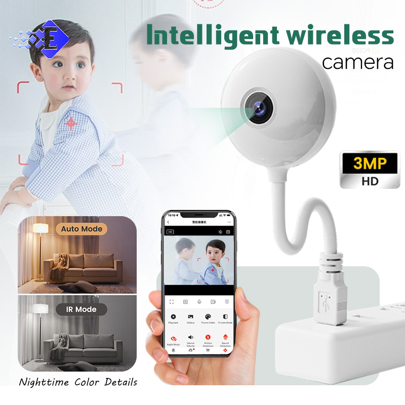 For Baby Monitor Usb Plug Ip S - Outdoor Lighting No Electricity avaliação e preço