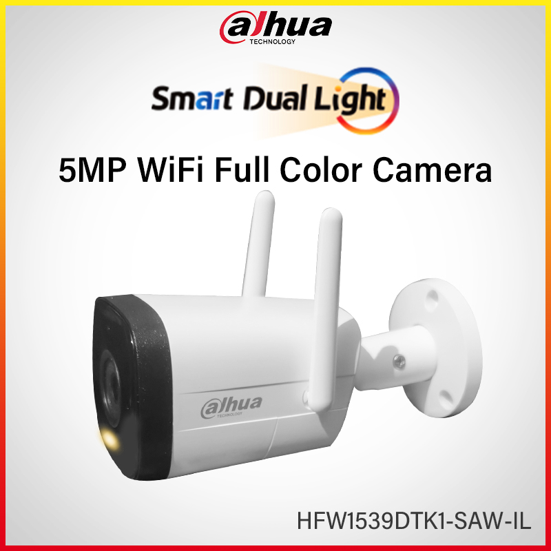 Dahua Wifi 6 5MP Full Color Ca - Outdoor Lighting No Electricity avaliação e preço