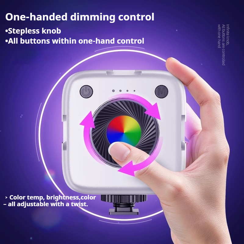 Mini RGB LED Video Fill Light  - Outdoor Lighting Video avaliação e preço