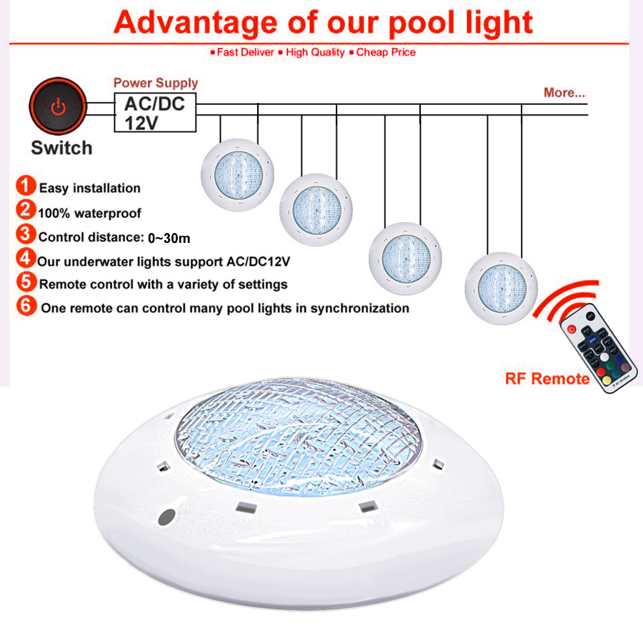 Swimming Pool Light 12V Ip68 U - Pond Light Submersible avaliação e preço