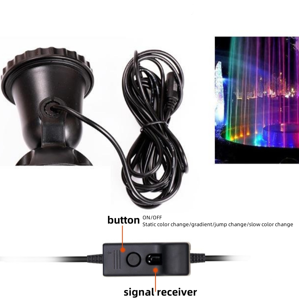 IP68 Waterproof LED Underwater - Pond Light Submersible avaliação e preço