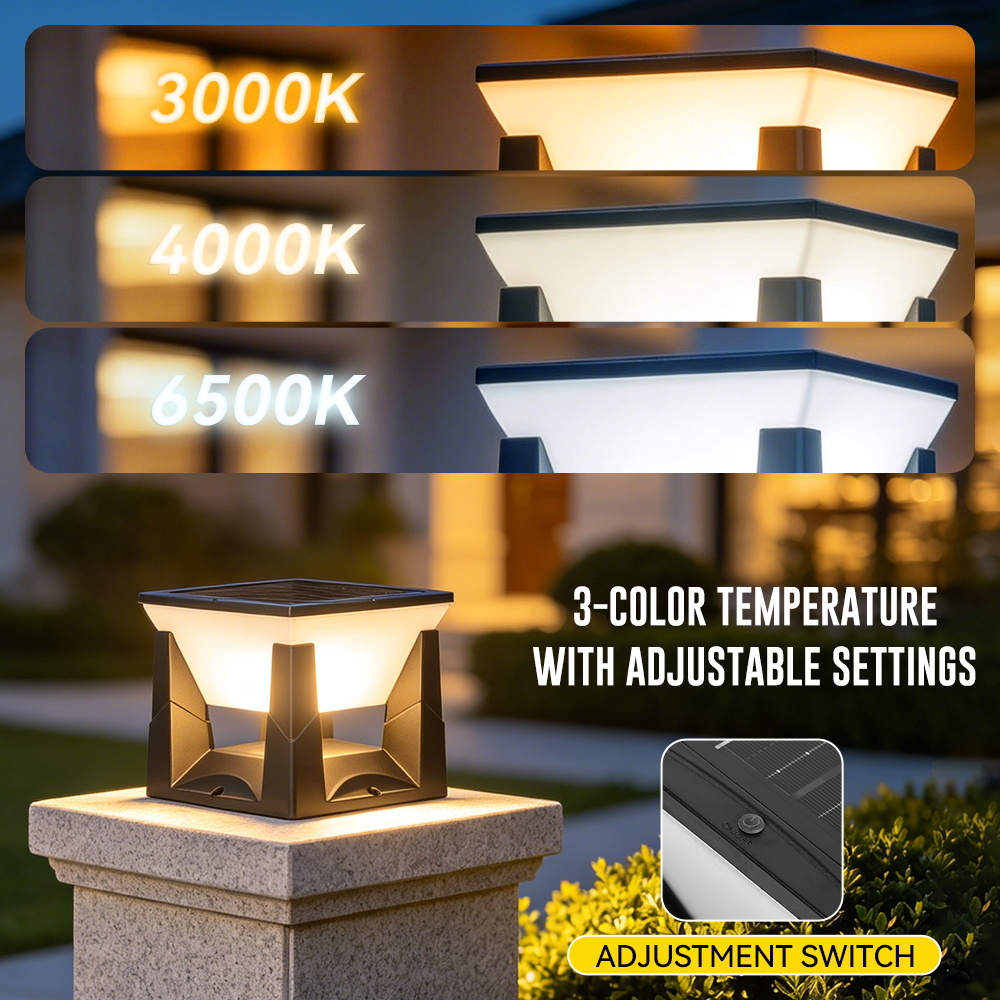 Waterproof LED Solar Pillar La - Outdoor Lighting Install avaliação e preço