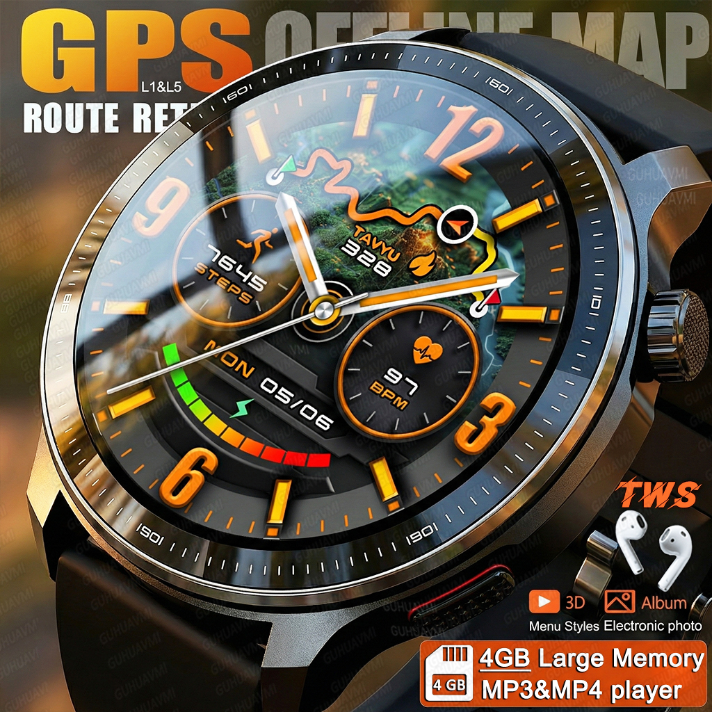 New 4GB Storage Smart Watch GP - Outdoor Lighting Video avaliação e preço