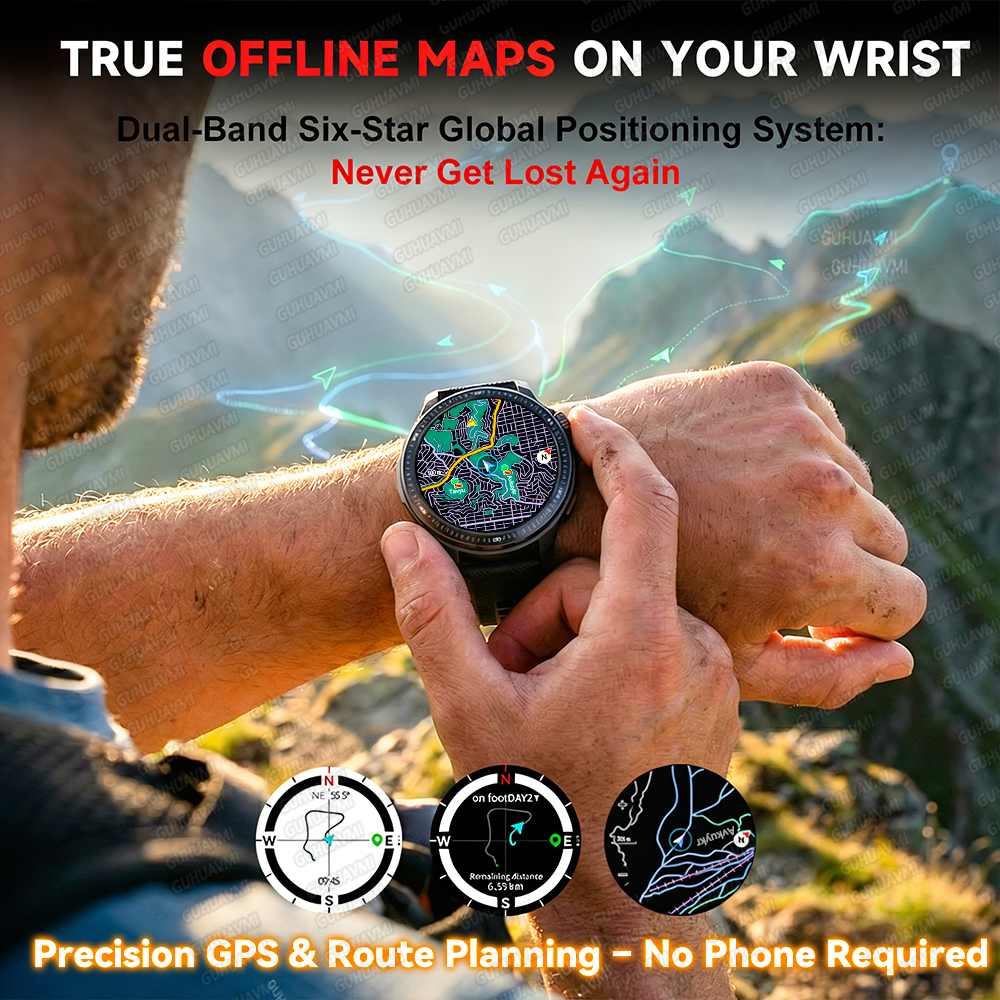 New 4GB Storage Smart Watch GP - Outdoor Lighting Video avaliação e preço